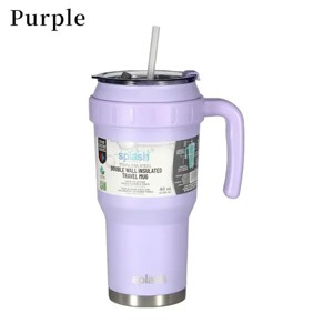 Steel Insulated Mugs i Break Reusable For Hot And Cold Drinks, Ldeal For Water, lced Tea, Coffee, Car Mugs Tumblers With Handle And Straw - 1 of 4