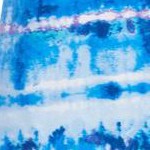 bright cobalt tie dye stripe