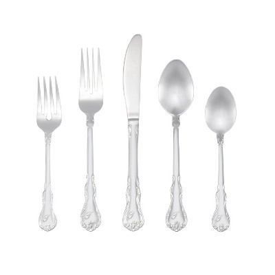 RiverRidge® 46pc Monogram Bouquet Silverware Set A-Z