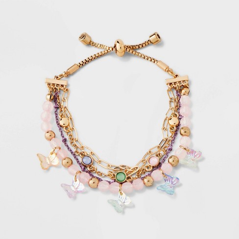 Girls' Enamel Ladybug Charm Bracelet Sterling Silver - In Season Jewelry :  Target