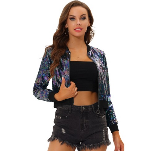 Glitter hotsell black jacket