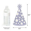 Big Dot of Happiness Purple Daisy Flowers - Cone Happy Birthday Party Hats for Kids and Adults - Set of 8 (Standard Size) - 3 of 4