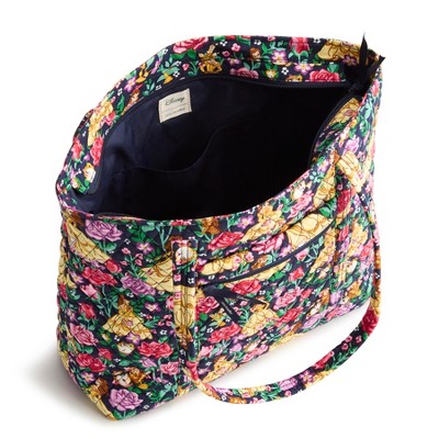 Vera Bradley Women's Disney Princesses Cotton Vera Tote Bag Belle Rose Meadow — фото 2