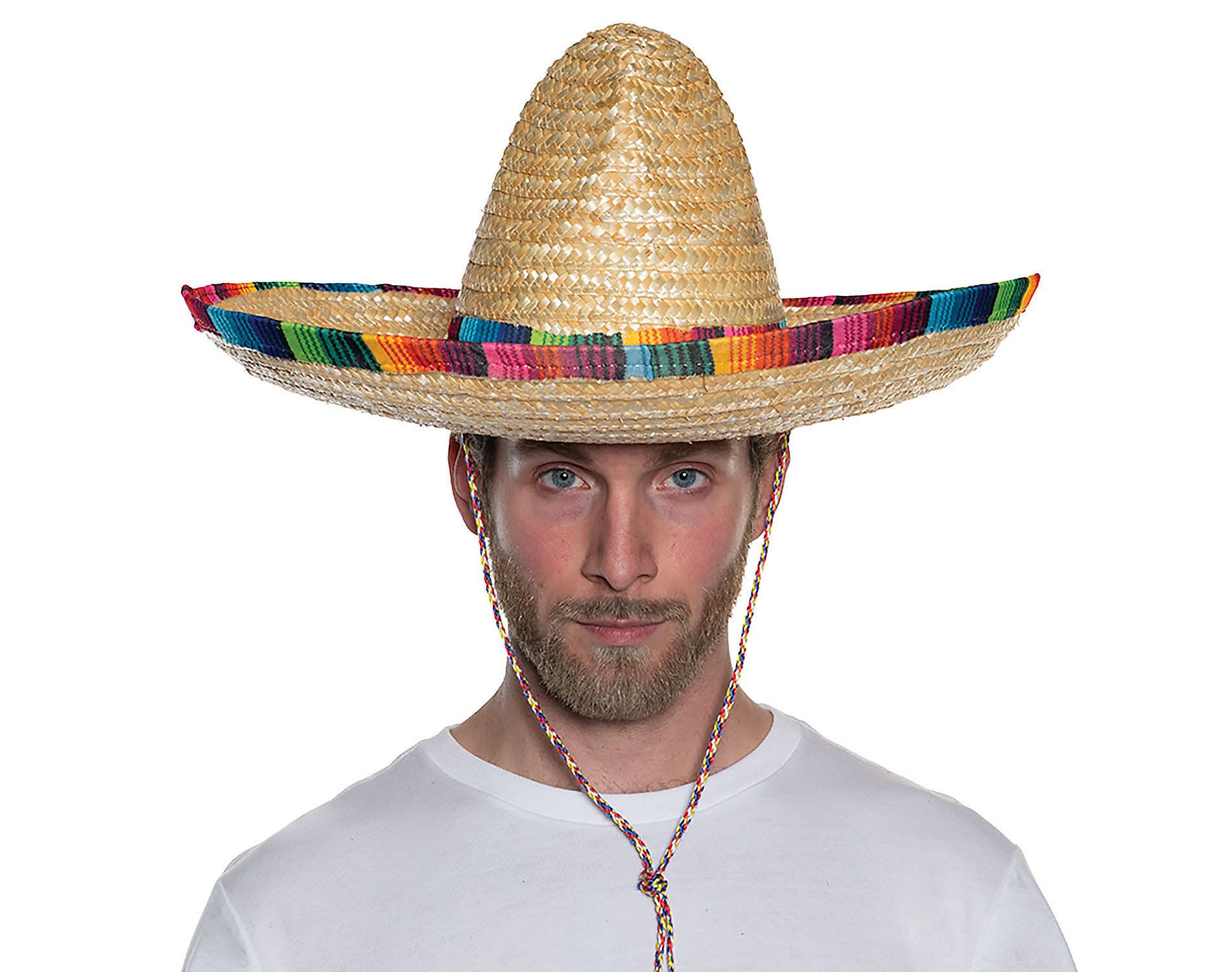 Underwraps Sombrero with Serape Trim