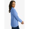 Jessica London Women's Plus Size Pullover Cable Polo - 4 of 4