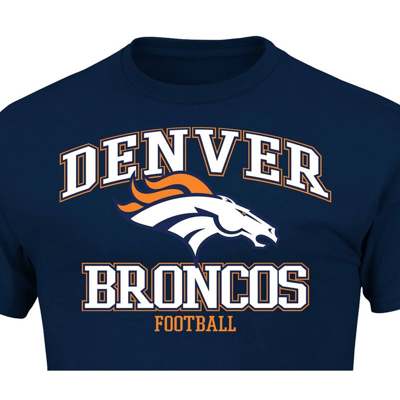 NFL Denver Broncos Short Sleeve Core Big &#38; Tall T-Shirt, 3 of 4