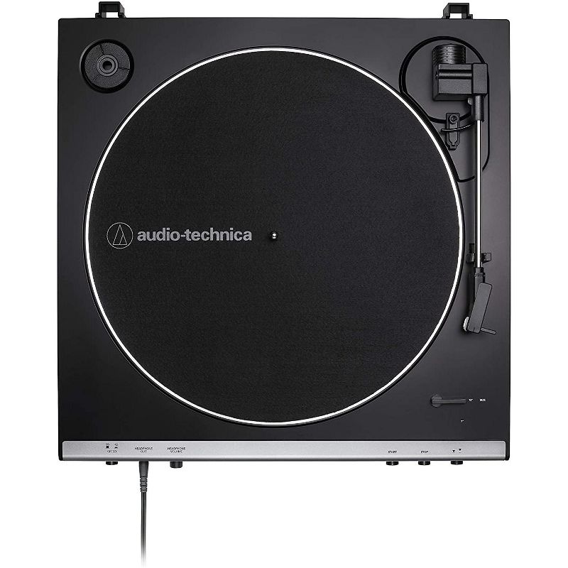 Audio-Technica AT-LP60XHP Fully Automatic Belt-Drive Turntable, Gunmetal/Black, 3 of 7