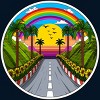Men's Design By Humans Summer Road Trip By underheaven T-Shirt - 2 of 2