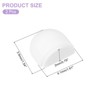 Unique Bargains Rubber Self-Adhesive Shock Absorbent Reusable Door Stop 2 Pcs - 2 of 4