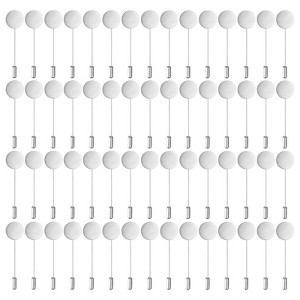 Unique Bargains Alloy DIY Boutonnieres Blank Flat Round Tray Lapel Needle Pin - 1 of 4