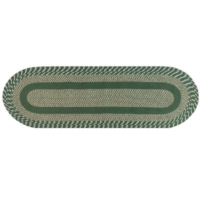 Newport Braid Collection 100% Polypropylene Stripe Pattern Reversible Indoor Utility Rug - Better Trends
