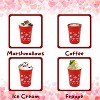 4E's Novelty Valentine's Day Plastic Reusable Cups 8 OZ 12 Pack, Red with Hearts Valentines Tumblers - 4 of 4