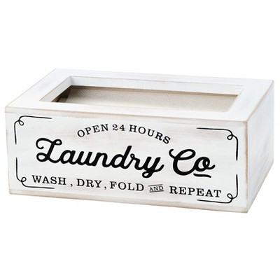 The Lakeside Collection Vintage Laundry Room Storage and Organization Decor Collection - Dryer Sheet Box