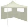 VidaXL Gazebo Sidewalls with Windows 2 pcs Cream - 3 of 4