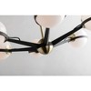 Troy Lighting Ace 6 - Light Chandelier in  Textured Bronze Opal Shade - 4 of 4