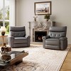 Oversized Wide Recliner Chair - Faux PU Leather Large Manual Recliner for Adults, Exceptional Comfort Lazy Chair - 3 of 4