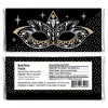 Big Dot of Happiness Masquerade - Candy Bar Wrapper Carnival Mask Party Favors - Set of 24 - 2 of 4