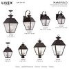 Livex Lighting Mansfield 3 - Light Post Light in  Bronze - 4 of 4