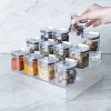 OU Spice Rack Organizer, 13pc 5oz Spice Containers , 3 Tier Clear Spice Holder and Seasoning Organizer for Countertop, Cabinet - Freestanding - 3 of 4