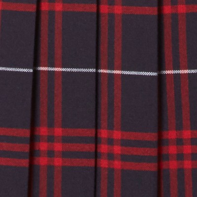 navy red plaid
