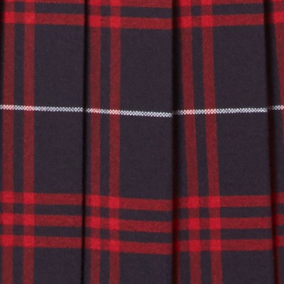 navy red plaid