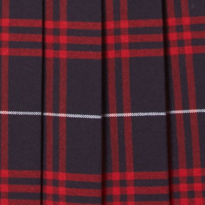 navy red plaid