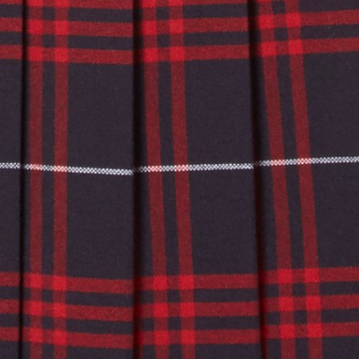 navy red plaid