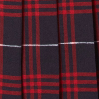 navy red plaid