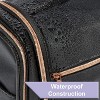 Makeup and Cosmetic Carry All Travel Toiletry Bag with Hanging Hook for Adult , Black ,14" x 5.5" x 10.5" - 3 of 4