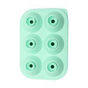 Unique Bargains Ice Tray New 6-Cavity Diamond Ice Mould Irregular Hand Wash Only Silicone 6.57"x4.57"x1.97" 1 Pc - 1 of 3