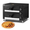 Winado 17.9 In. 2200W Electric Countertop Double Deck Pizza Oven - 2 of 4