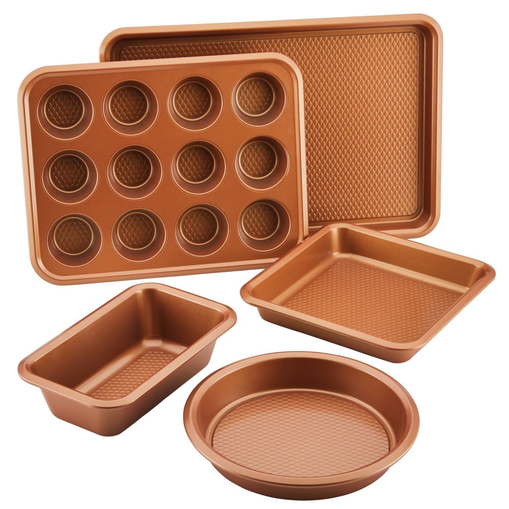 Photos - Bakeware Ayesha Curry 5pc  Set Copper
