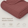 Baby Muslin Blanket, Large 40" X 40" By Comfy Cubs - 3 of 4