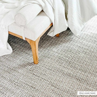 Gowan Cream Low Pile Polyester Runner Rug