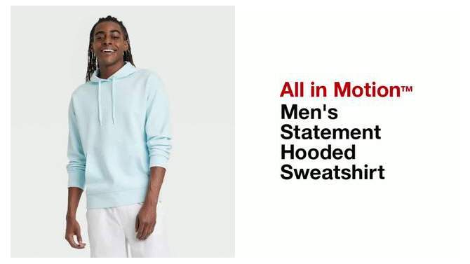 Men&#39;s Statement Hooded Sweatshirt - All In Motion&#8482;, 2 of 4, play video
