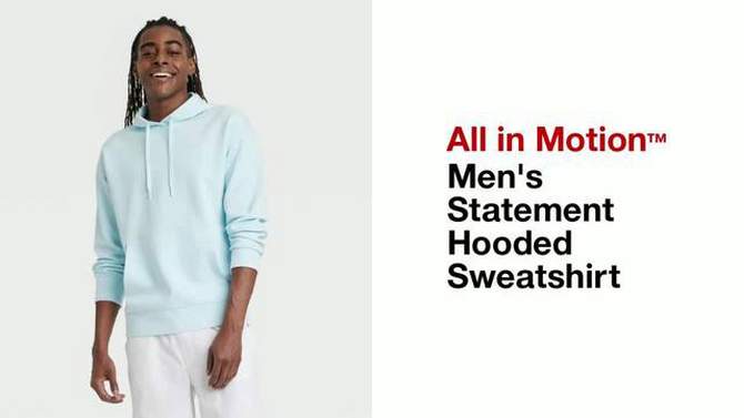Men&#39;s Statement Hooded Sweatshirt - All In Motion&#8482;, 2 of 5, play video