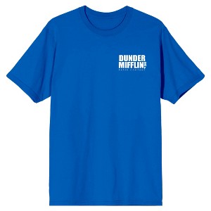 The Office Michael Scott's Fun Run Women's Blue Short Sleeve Crew Neck Tee - 1 of 4