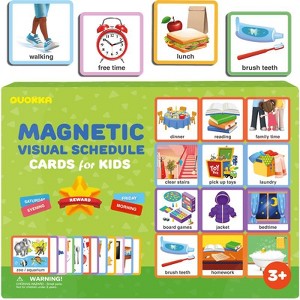 QUOKKA 95 Reward Chore Chart Cards for Kids - Toys for Autistic Children Age 5-7 ADHD Tools - Behavior Visual Schedule for Toddler at Home - 1 of 4