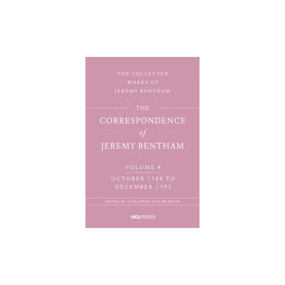 ISBN 9781911576167 product image for Correspondence of Jeremy Bentham : October 1788 to December 1793 (Vol 4) (Paperb | upcitemdb.com