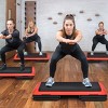 Costway Fitness Aerobic Step 43'' Cardio Adjust 4'' - 6'' - 8'' Exercise Stepper w/Risers Red - 2 of 4