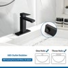 PROOX Single-Handle Single Hole Bathroom Faucet with Deck Plate and Drain Assembly - 4 of 4