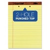 TOPS The Legal Pad Ruled Perf Pad Legal/Wide 8 1/2 x 11 3/4 Canary 50 Sheets 7531 - 4 of 4