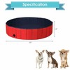 Costway 55'' Foldable Dog Pet Pool Kiddie Bathing Tub Indoor Outdoor Leakproof Portable - 2 of 4
