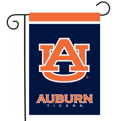 Auburn Tigers Navy and Orange Polyester Garden Flag