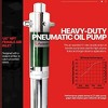 Lubeworks Oil Transfer Drum Pump Double Action 5:1 Fast Flow Rate 6.6GPM / 25LPM for SAE240 Oil/Fluids - 2 of 4