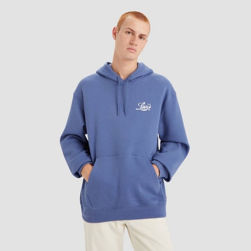 Levi's® Men's Palm Logo Relaxed Fit Pullover Sweatshirt - Indigo