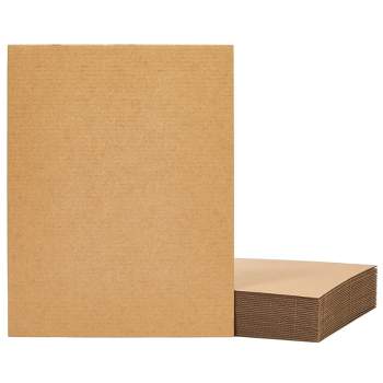 100 Pcs Corrugated Cardboard for Crafts 5 x 7 Inch Flat Cardboard Pads  Corrugated Paper White Cardboard Sheets Cardboard Poster Board for Shipping