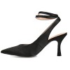 Journee Collection Womens Marcella Buckle Mid Stiletto Pointed Toe Pumps - 2 of 4