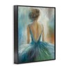 Stupell Industries Ballet Girl Figure Painting Framed Giclee Art, Black, 11" x 14" - 2 of 4