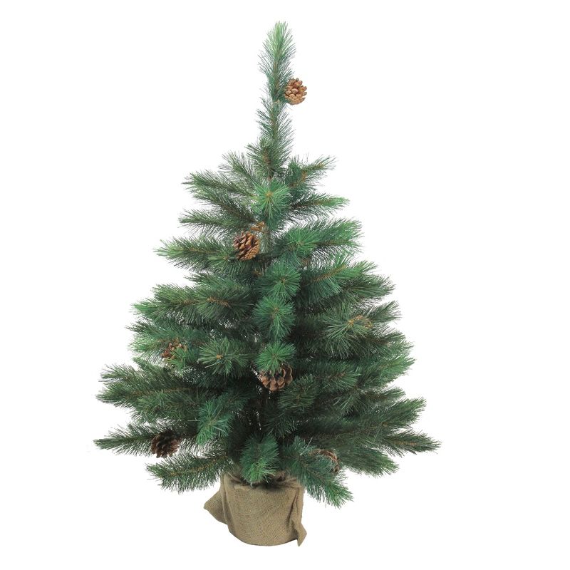 Northlight 3' Unlit Artificial Christmas Tree Royal Oregon Pine, 1 of 5